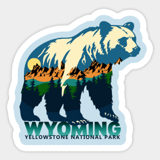 Yellowstone National Park - Bear Sticker